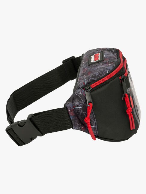 Marvel Spider-Man Miles Morales Bauchtasche, Schwarz