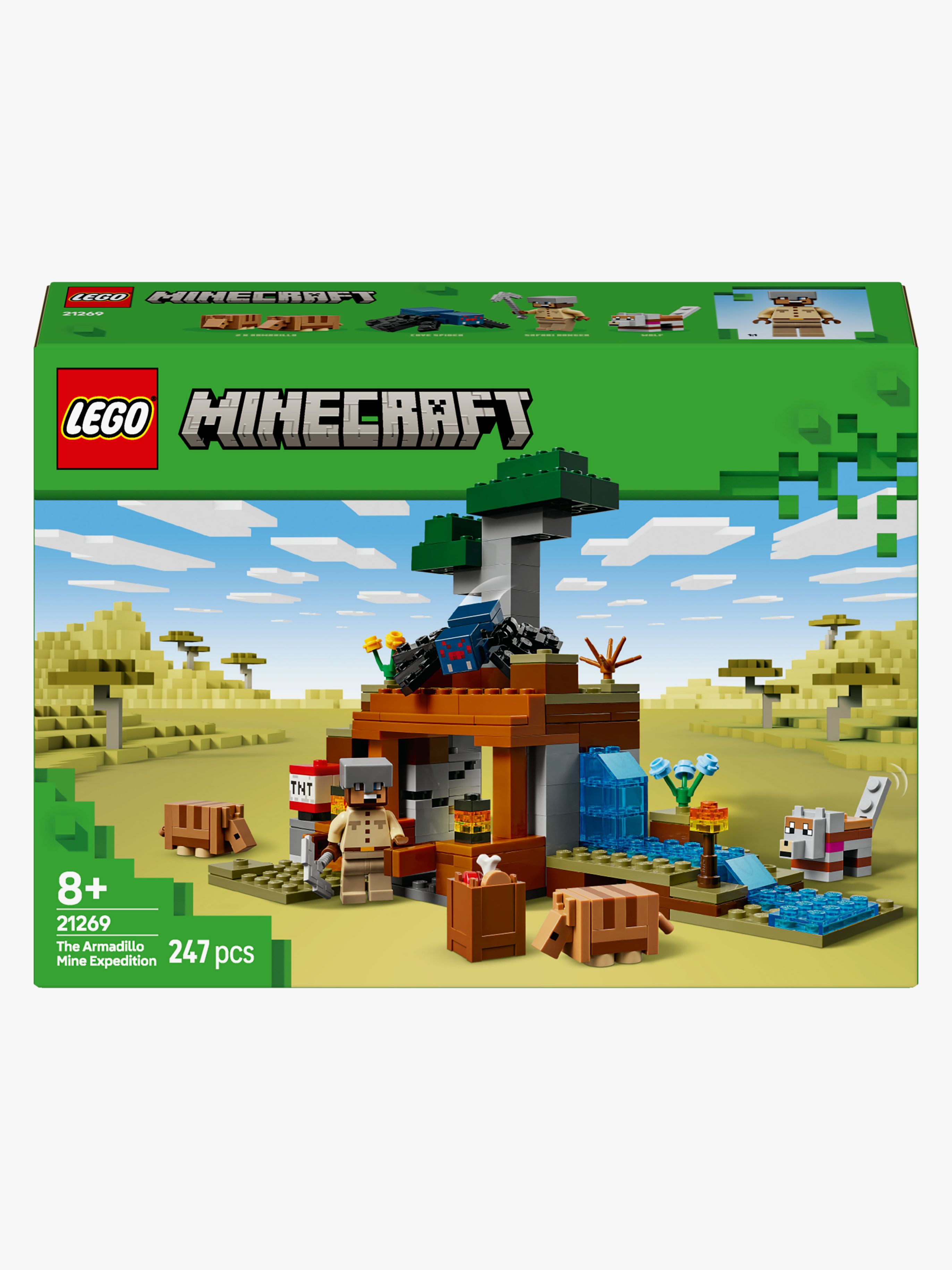 LEGO Minecraft 21269 Die Expedition zur Gürteltiermine