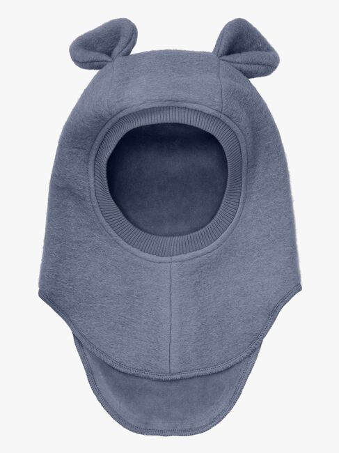 Huttelihut Schlupfmütze Merinowolle mit Ohren, Folkstone Gray