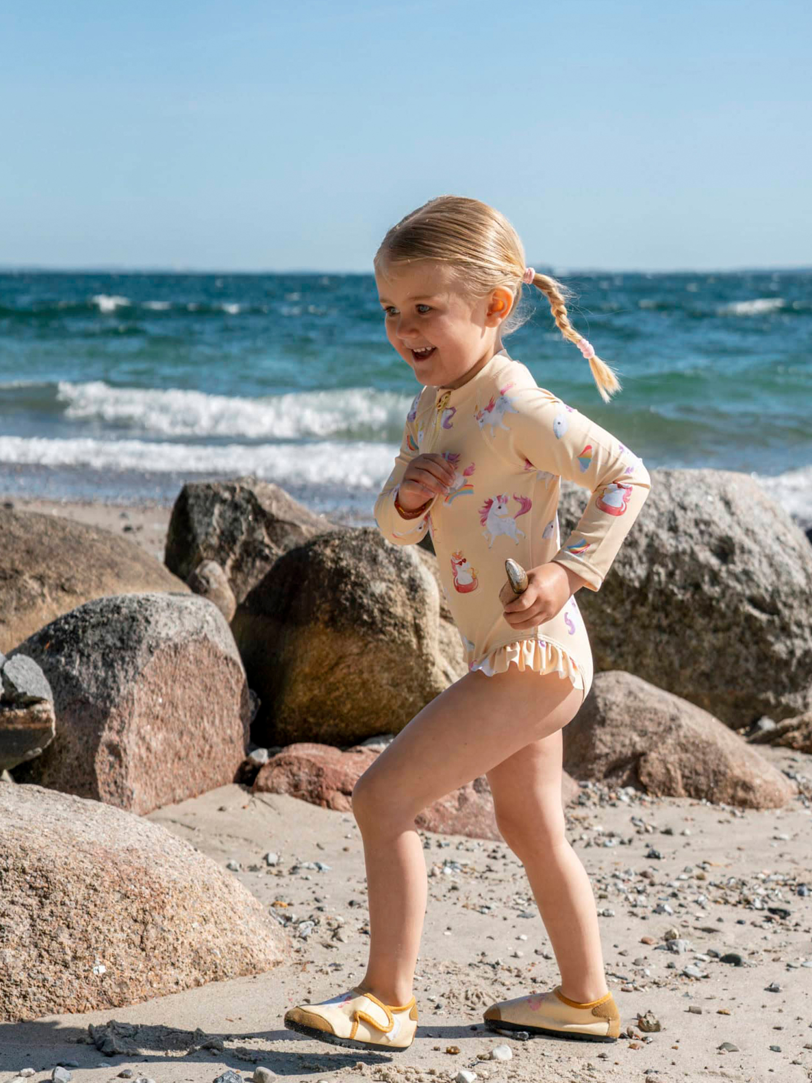 FILIBABBA Vilje UV-Schutzanzug, Unicorn Shores, 1-2 Jahre