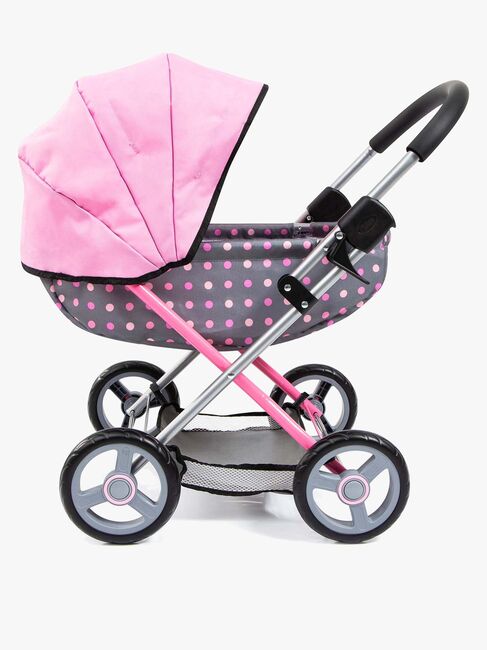 Bayer Design Puppenwagen Cosy, Grau/Rosa