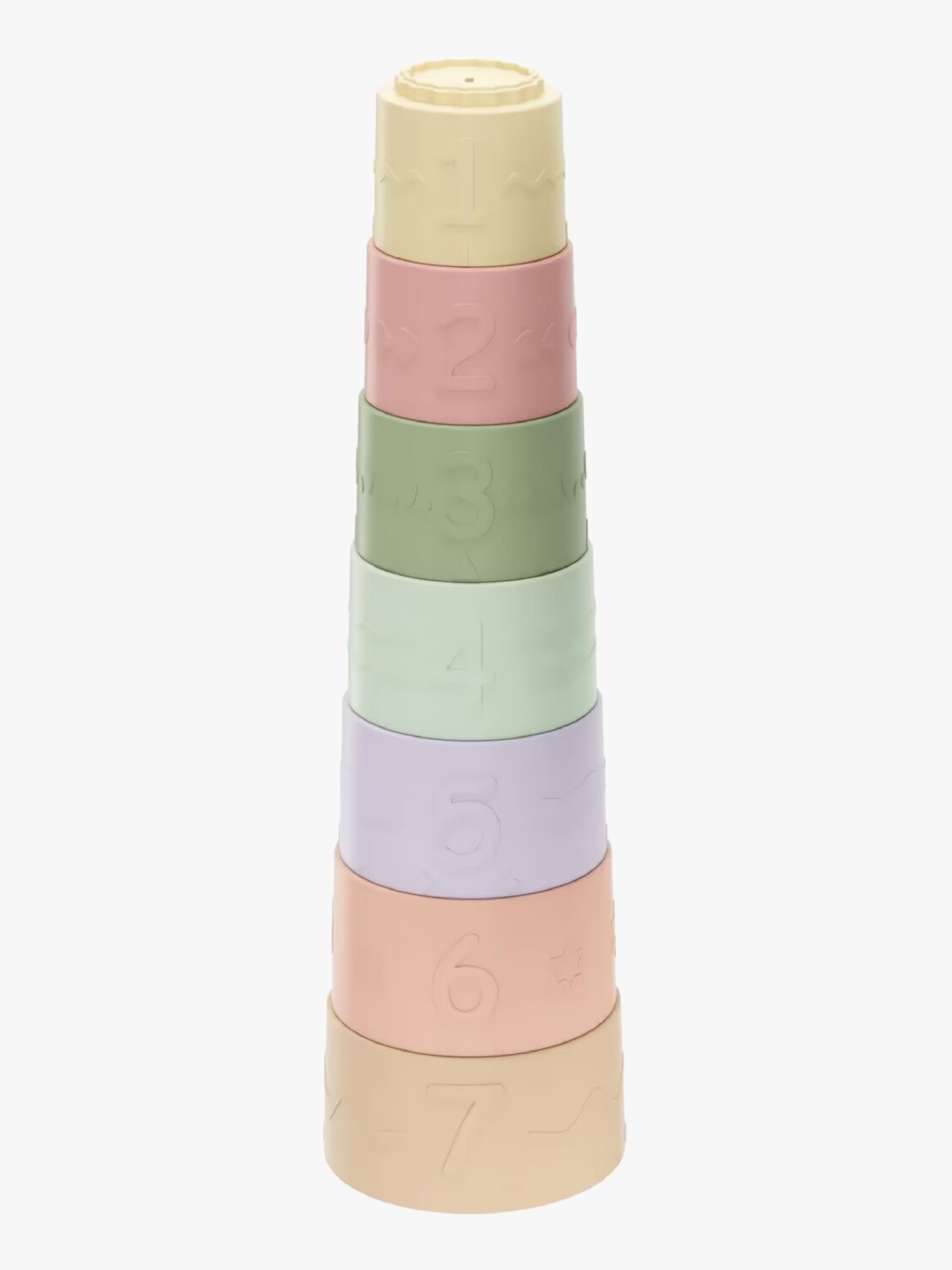 Kinder and Kids Stapelwürfel 7er-Packung, Babyspielzeug