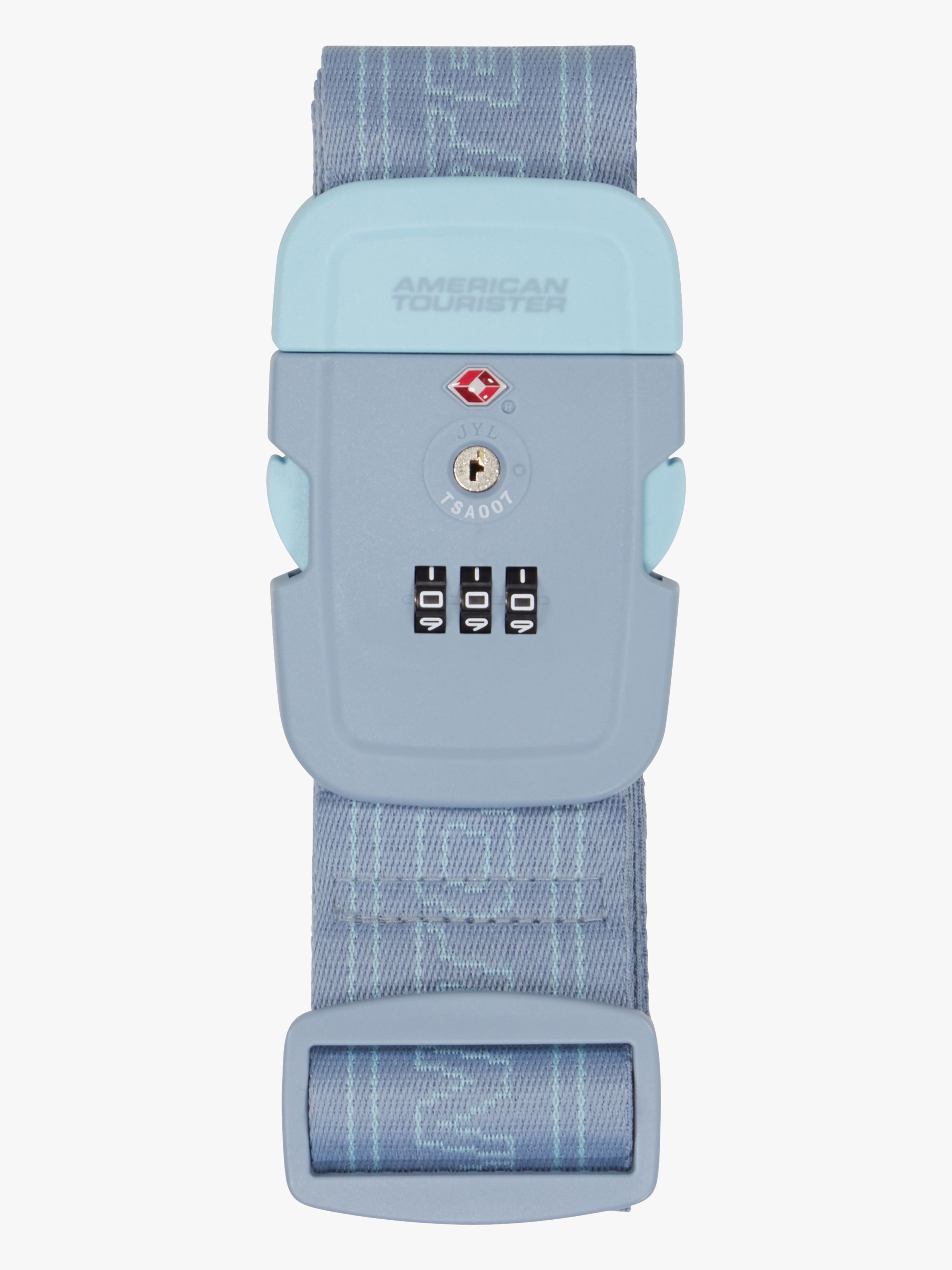 American Tourister TSA Gepäckgurt, Stone Blue/Blue