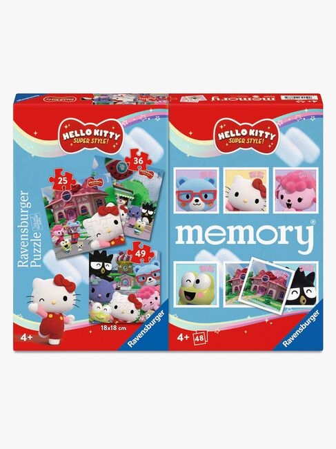 Ravensburger Hello Kitty Puzzle 3-in-1 + Memospiel