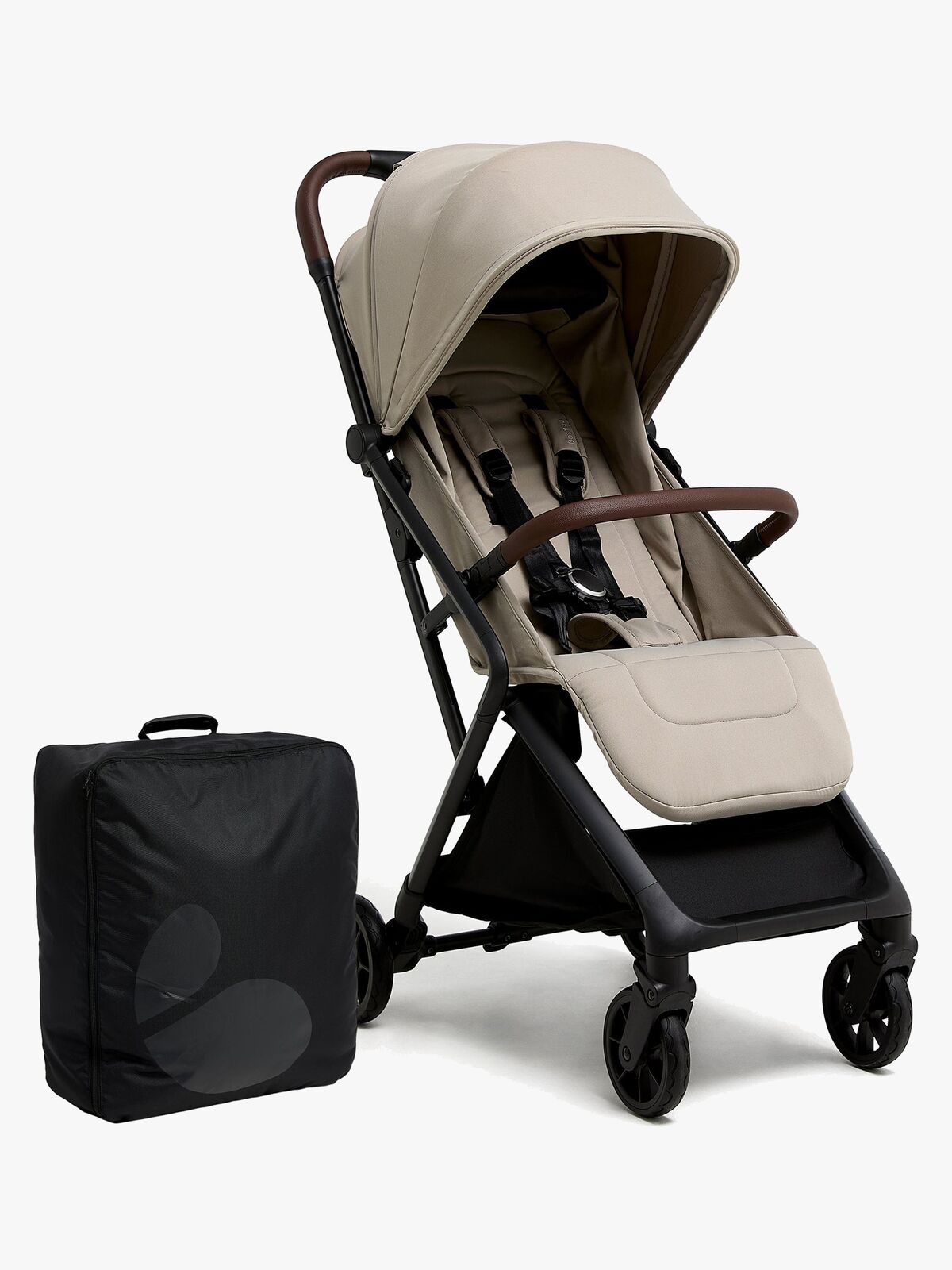 Beemoo Pro Venti Buggy inkl. Gepolsterte Transporttasche, Latte Black