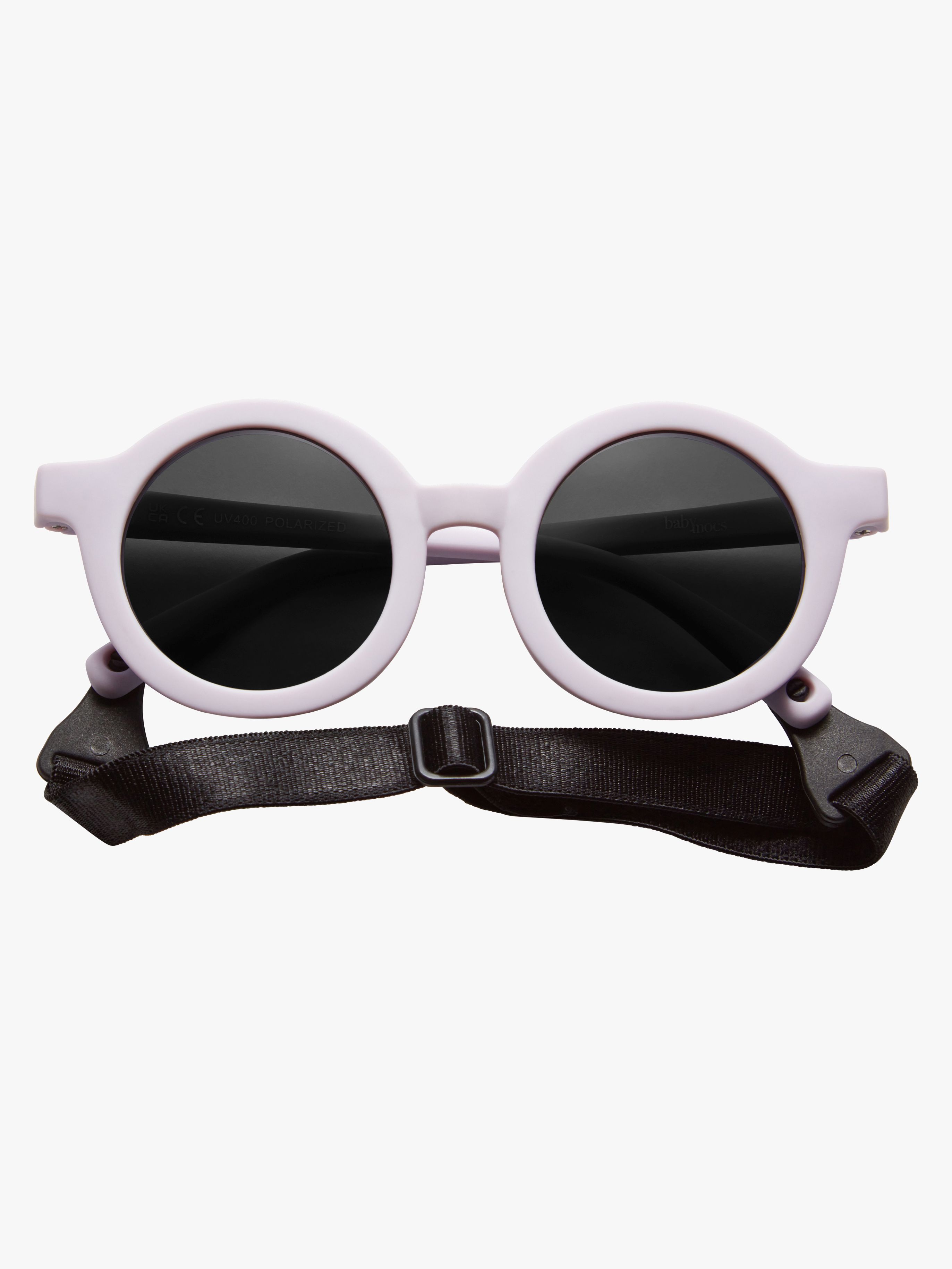 BabyMocs Signature Soft Biegbare Sonnenbrille Breakproof, Lila, 0-18 Monate
