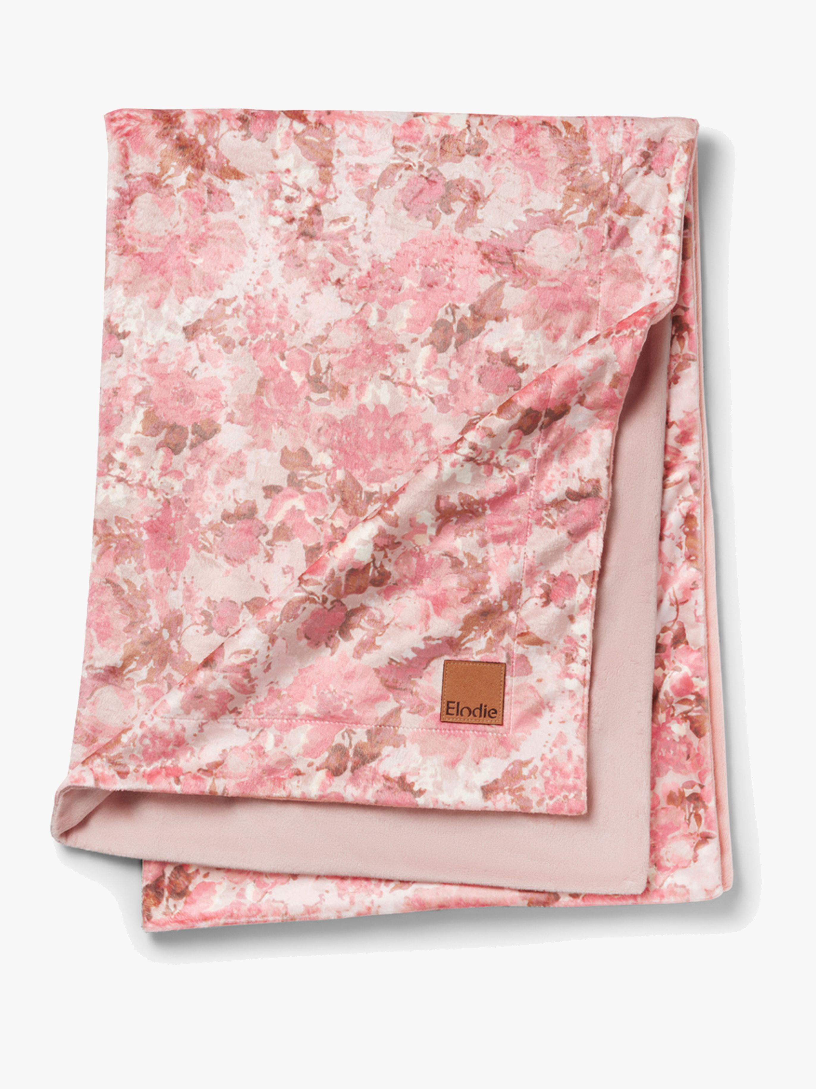 Elodie Pearl Velvet Decke, River Rose