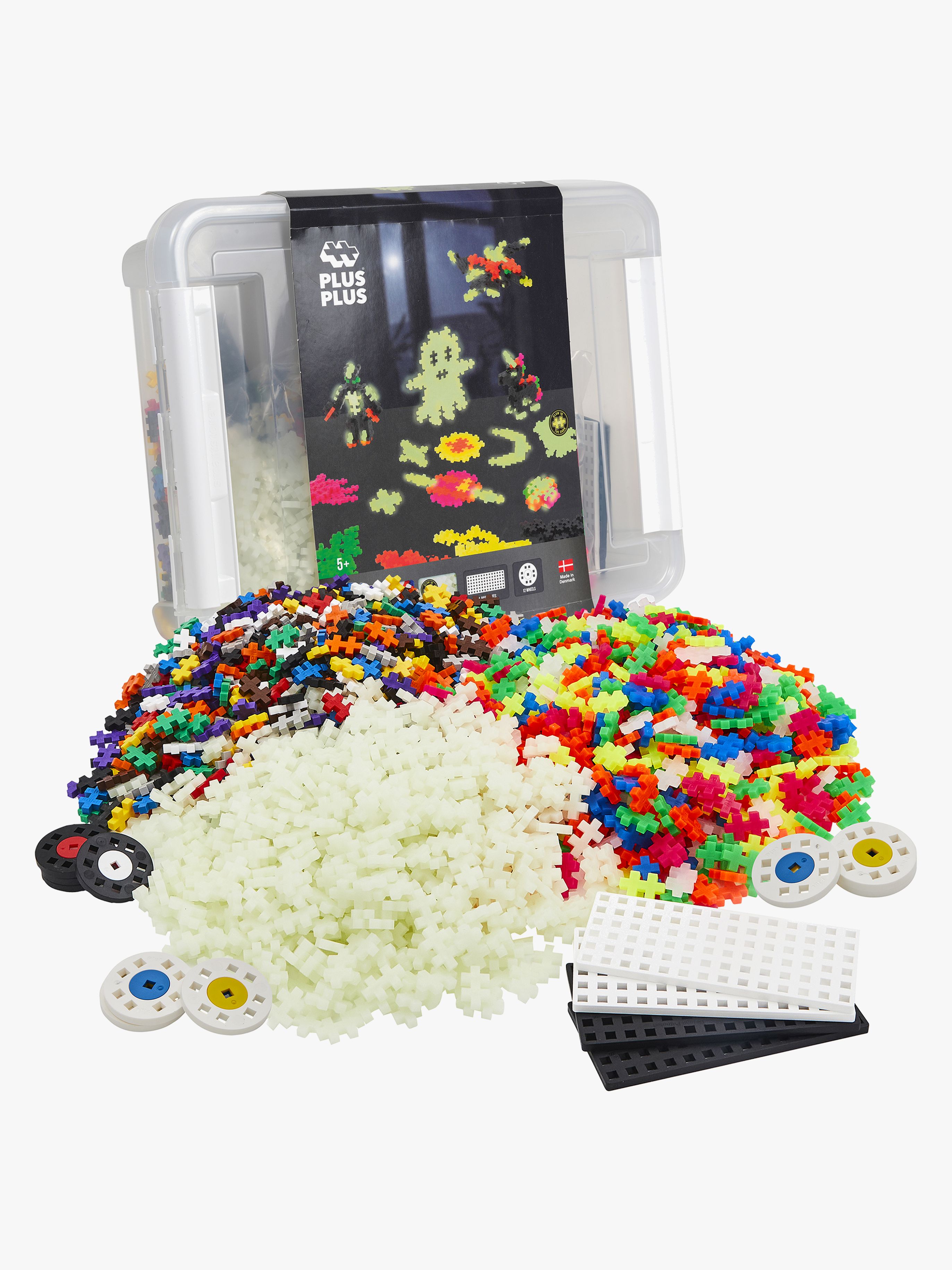 Plus-Plus Build and Glow 3D Aufbewahrungsbox 2000 Teile