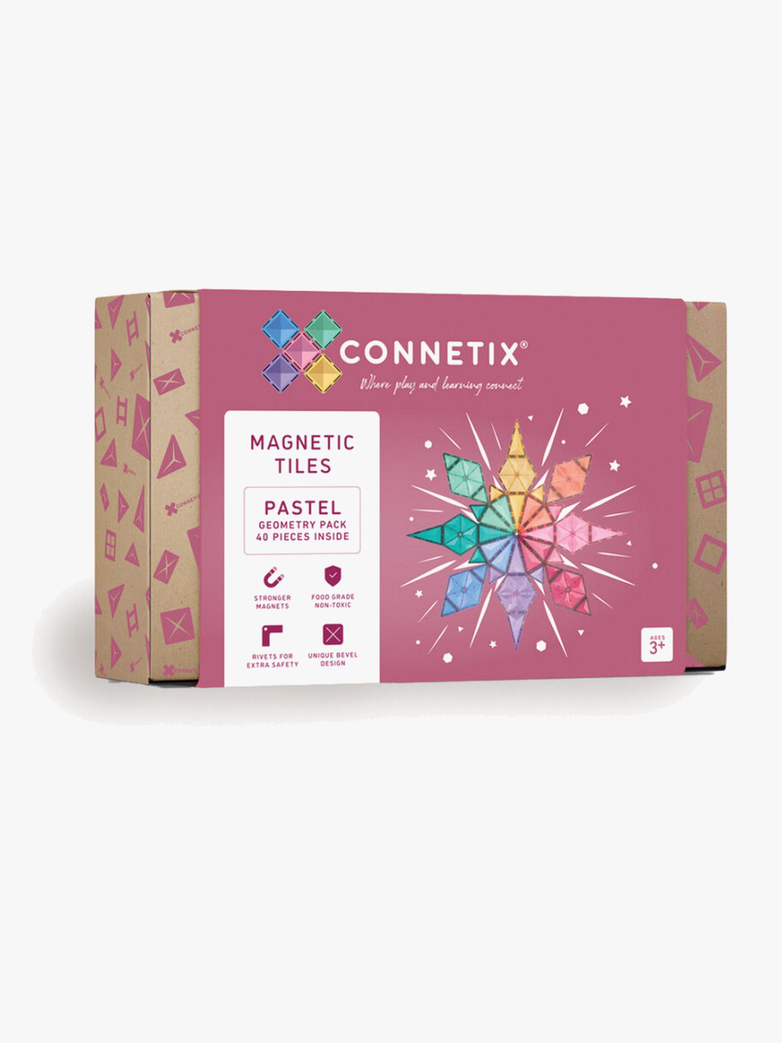 Magnetische Bauteile Pastel Geometry Pack 40 Teile