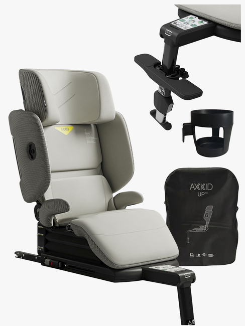 Axkid Up Kindersitz inkl. Zubehör, Beachgrass Beige