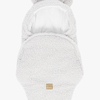 MeowBaby Bearly Pucktuch mit Bärenohren, Offwhite