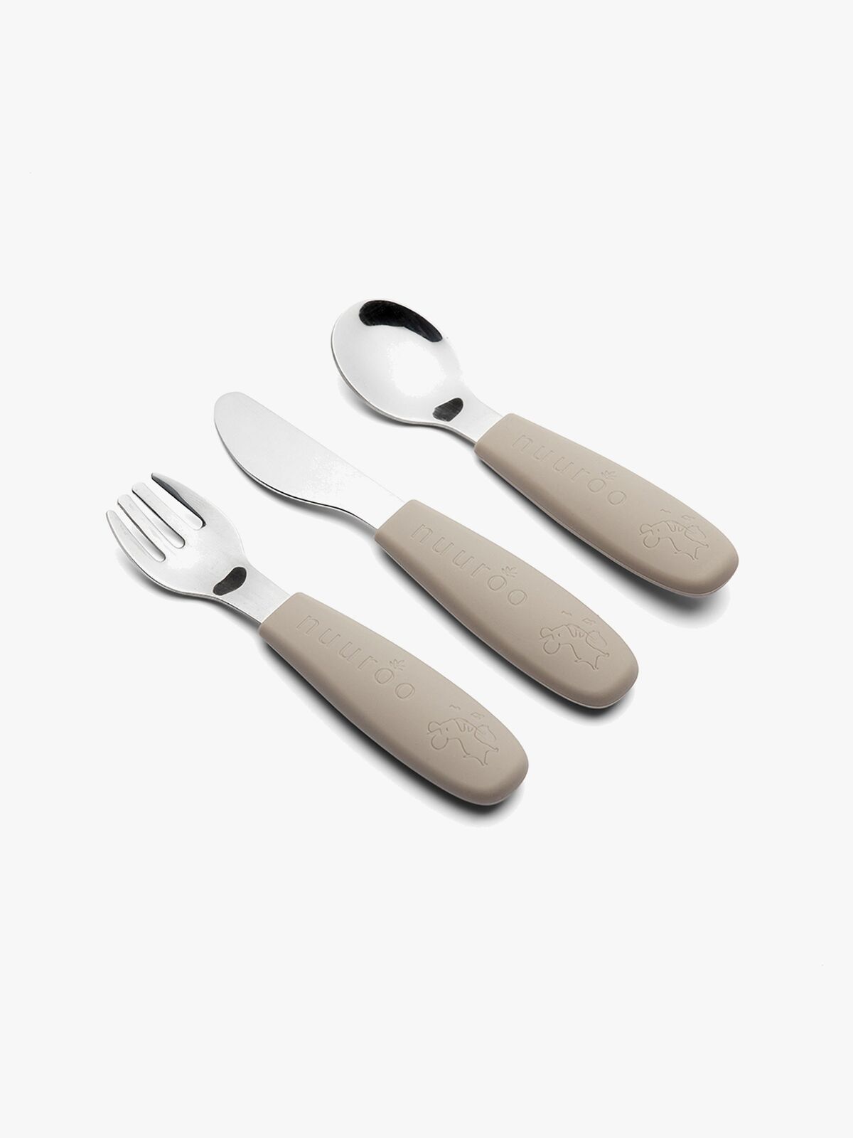 nuuroo Jana Besteck Set 3er-Pack, Cobblestone