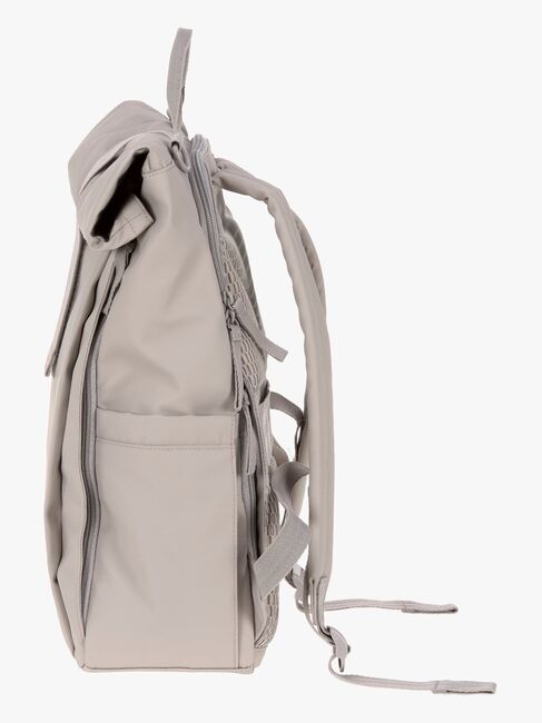 Lässig Rolltop Wickeltasche Rucksack, Taupe