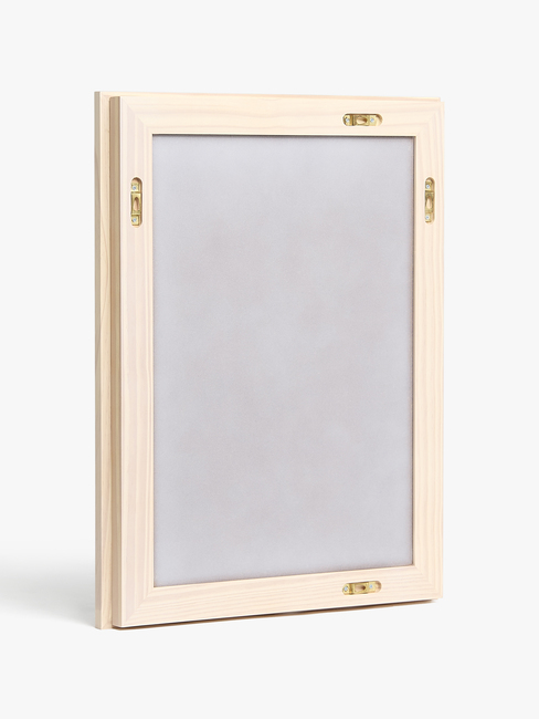 Minitude OLIVER Klapp-Rahmen A3, 100 Blatt, White Wash