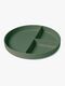 nuuroo Mingo Unterteilter Teller Silikon, Dusty Green