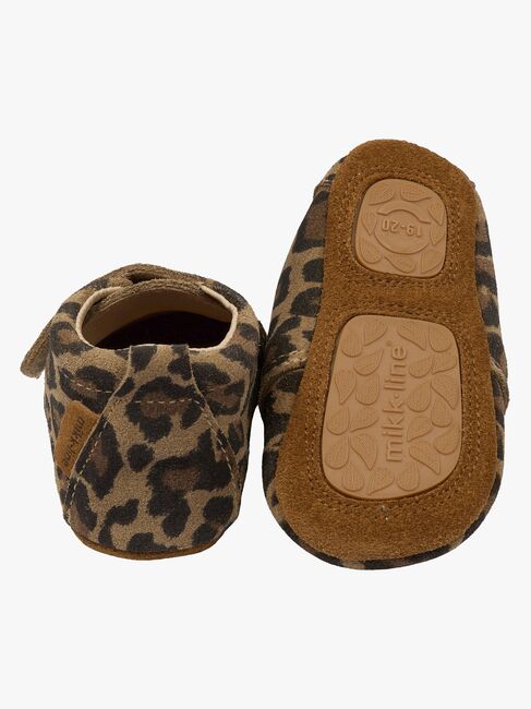 Mikk-Line Hausschuhe Wildleder, Leo