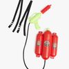 Pinepeak Wasserpistole mit Rucksack Feuerwehr