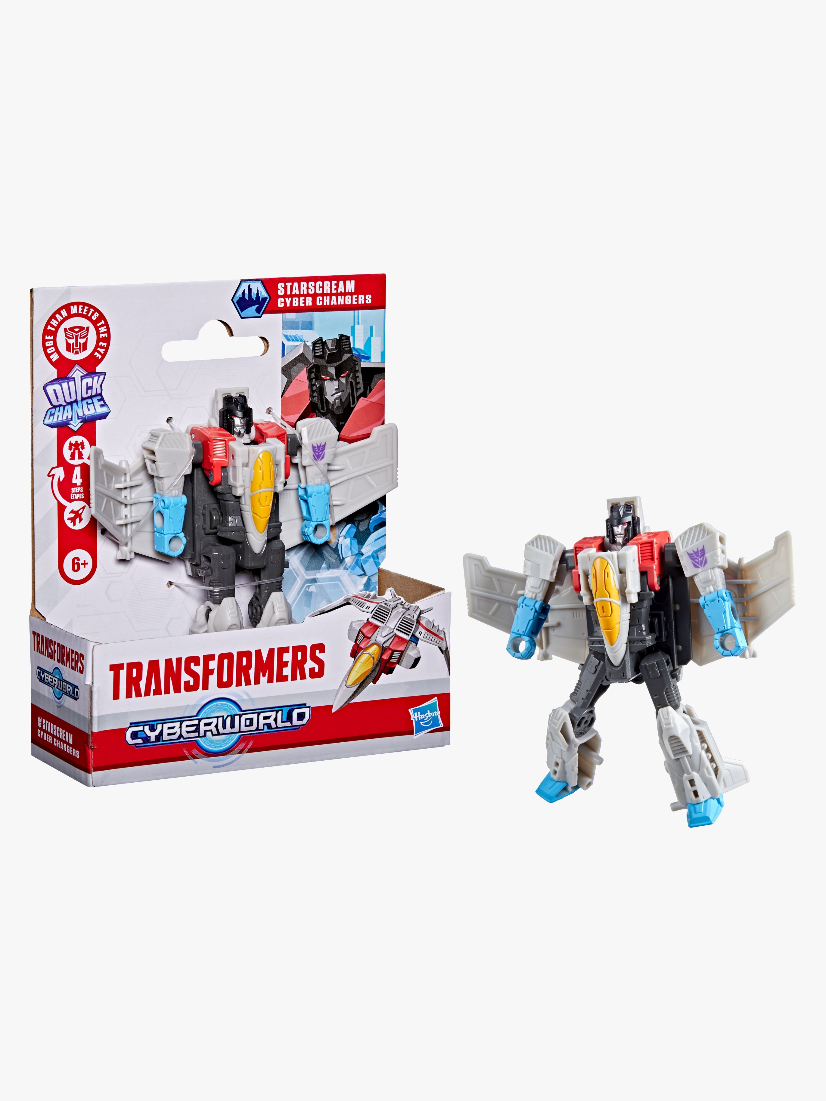 CYBERWORLD Cyber Changers Actionfigur Starscream 10 cm