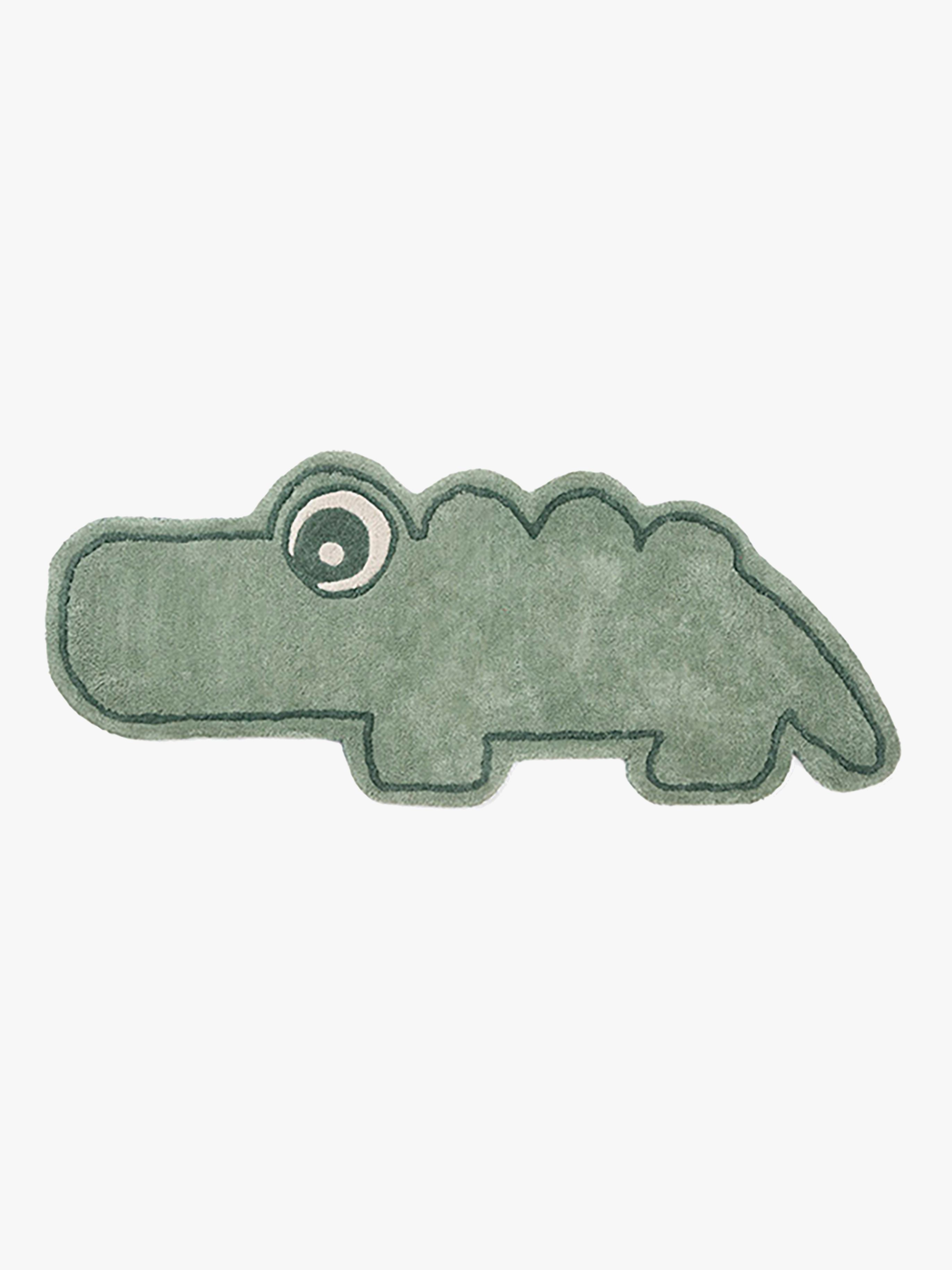 Croc Teppich, Grün