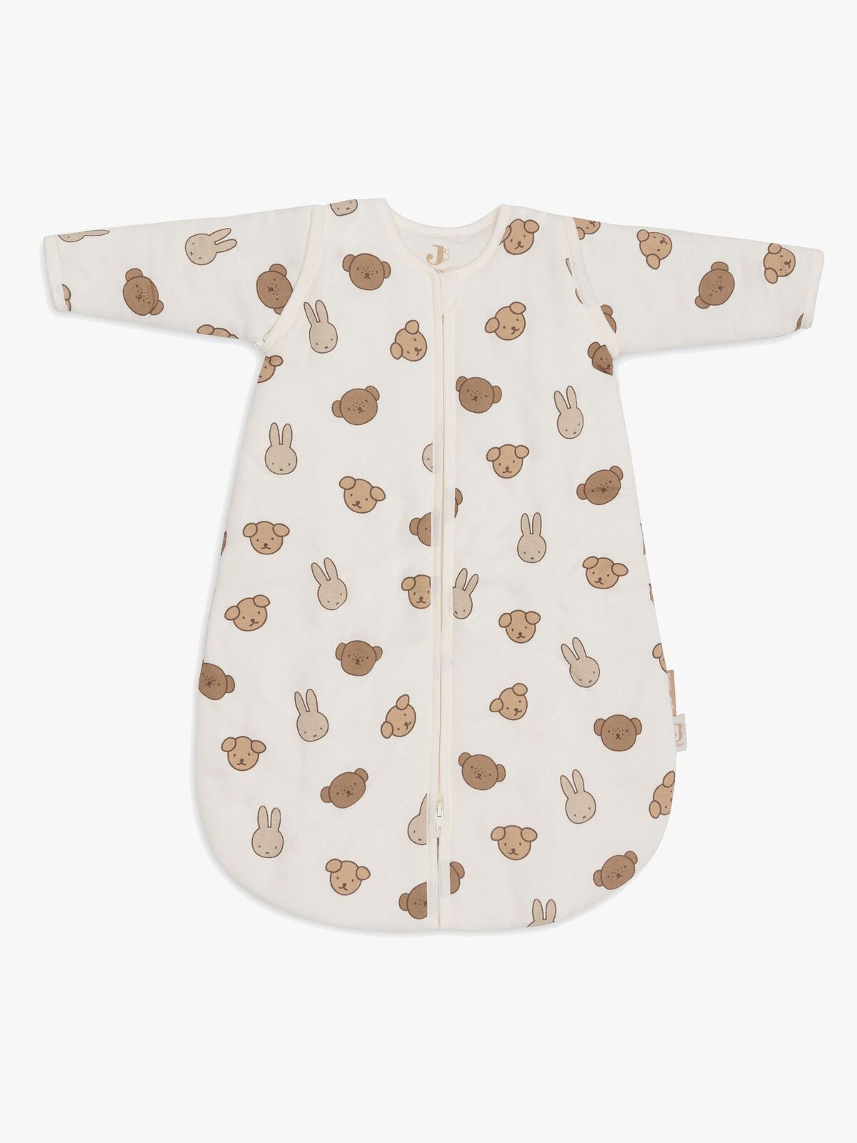 Jollein Schlafsack mit abnehmbaren Ärmeln Rund 60 cm, Miffy and Friends