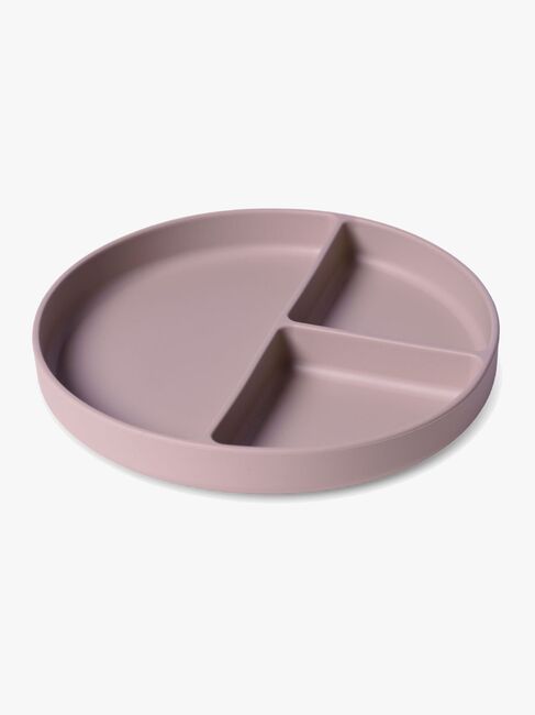 nuuroo Mingo Unterteilter Teller Silikon, Woodrose