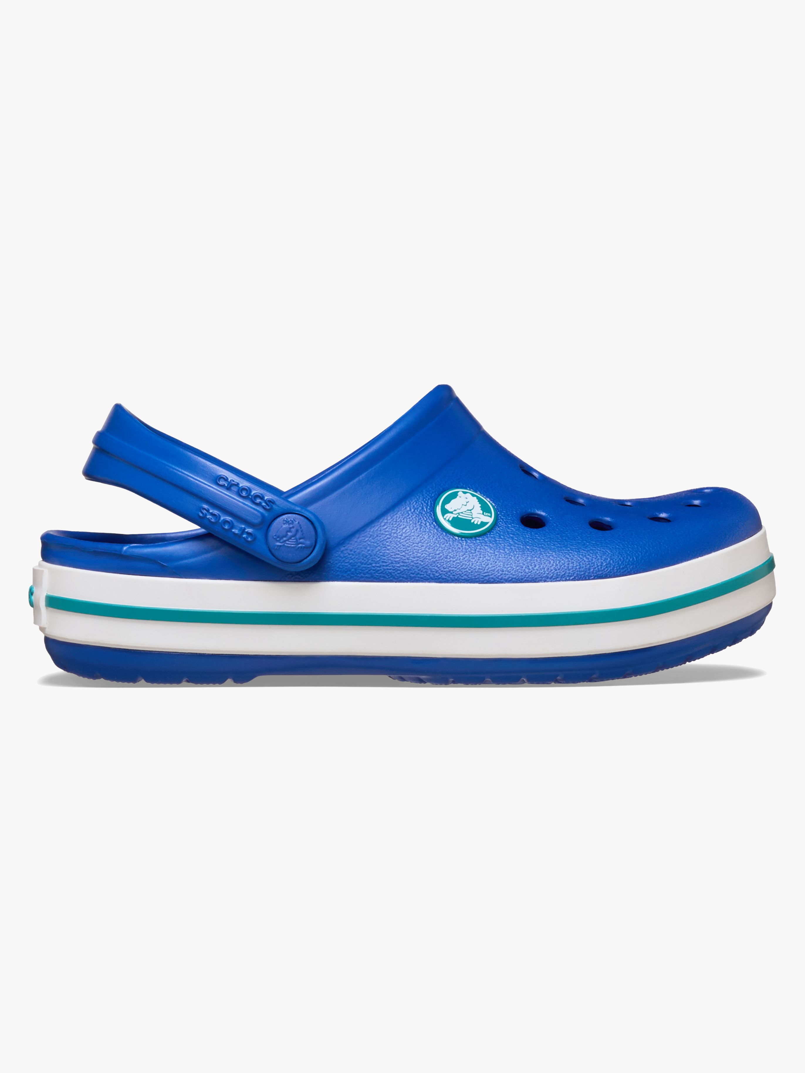 Crocband Kinder Sandalen, Blue Bolt / Turbo Teal, 25-26