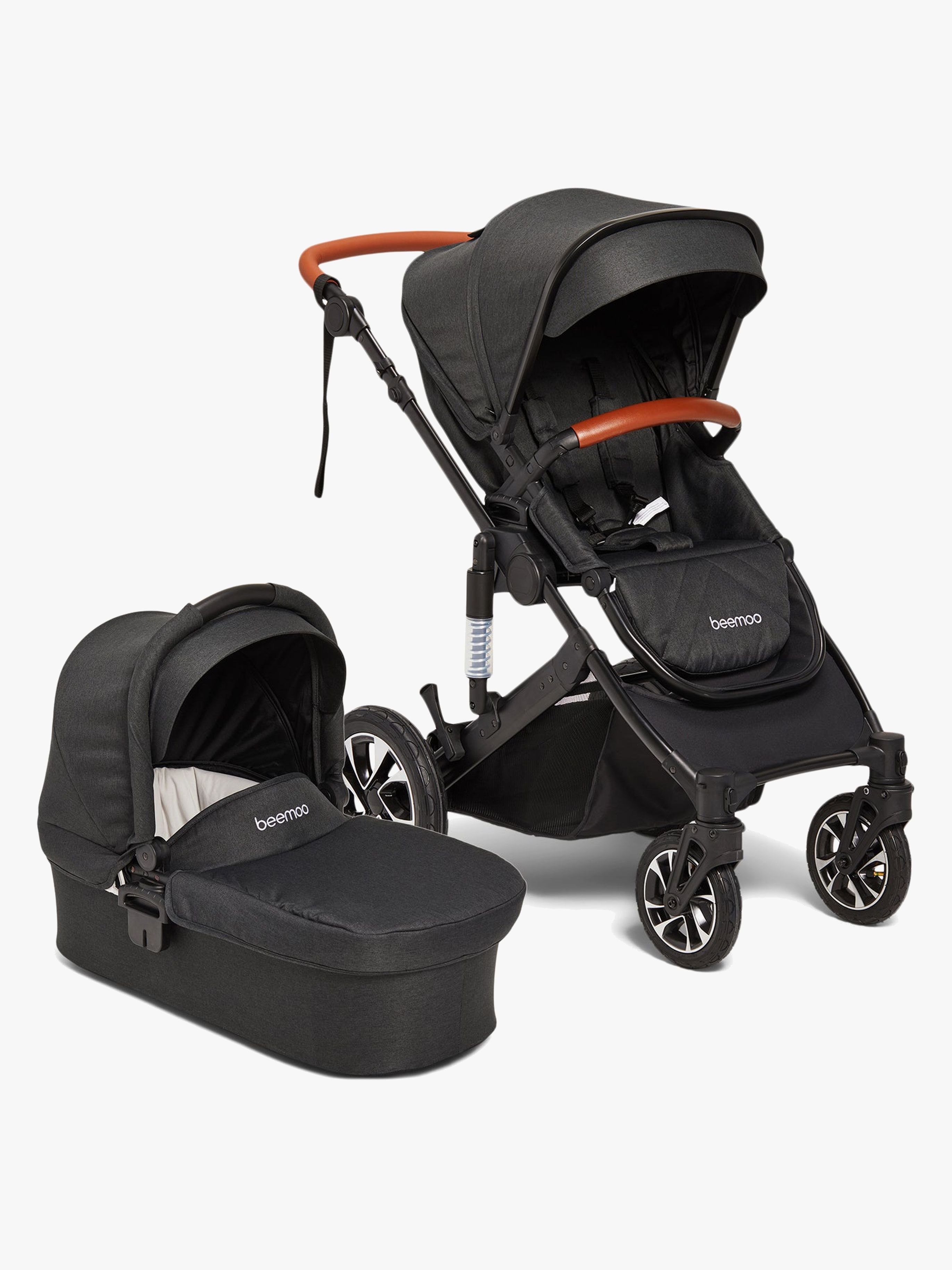 Maxi 4 Kombikinderwagen, Black / Black, Kinderwagen, 2 in 1
