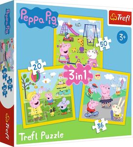 Trefl Peppa Wutz Puzzles 3-in-1