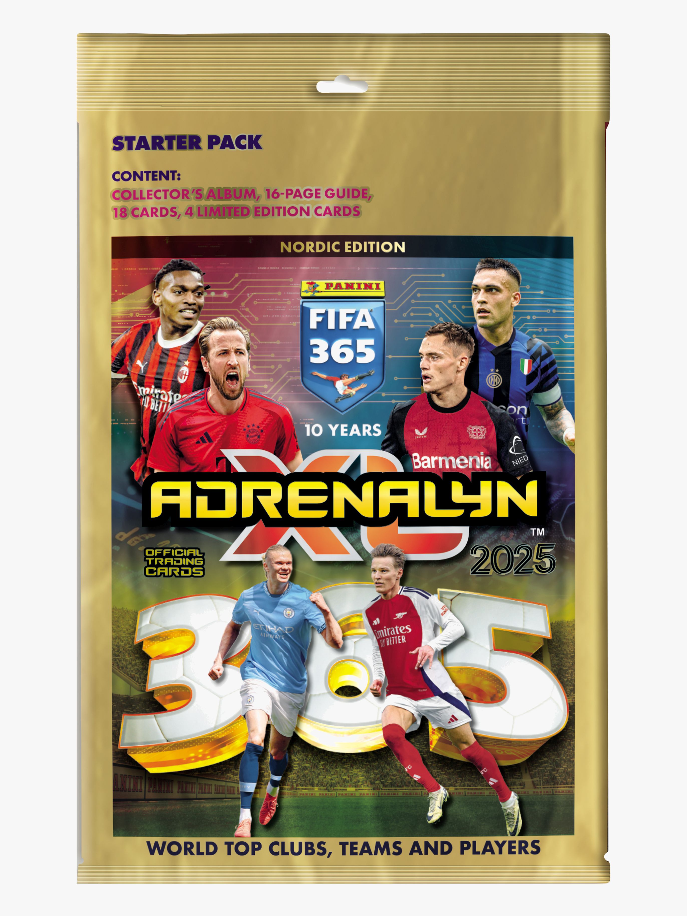365 Adrenalyn XL 2025 Sammelkarten Starterset