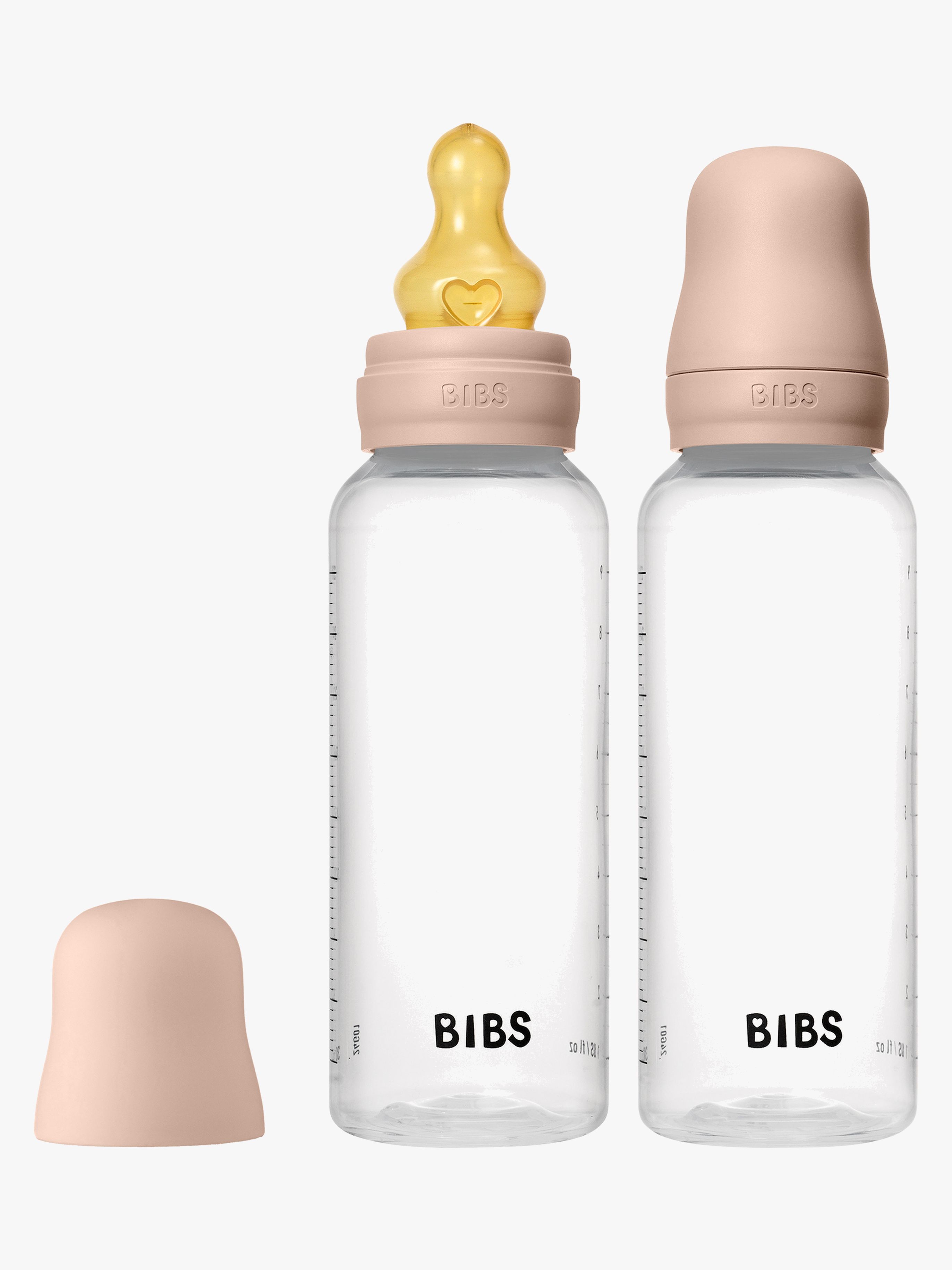 Medium Flow Fläschchen Latex 2er-Pack 270 ml, Blush