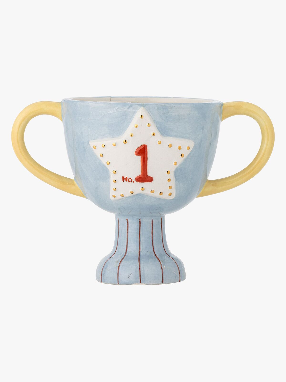 Bloomingville MINI, Trophy Blumentopf Keramik, Mehrfarbig