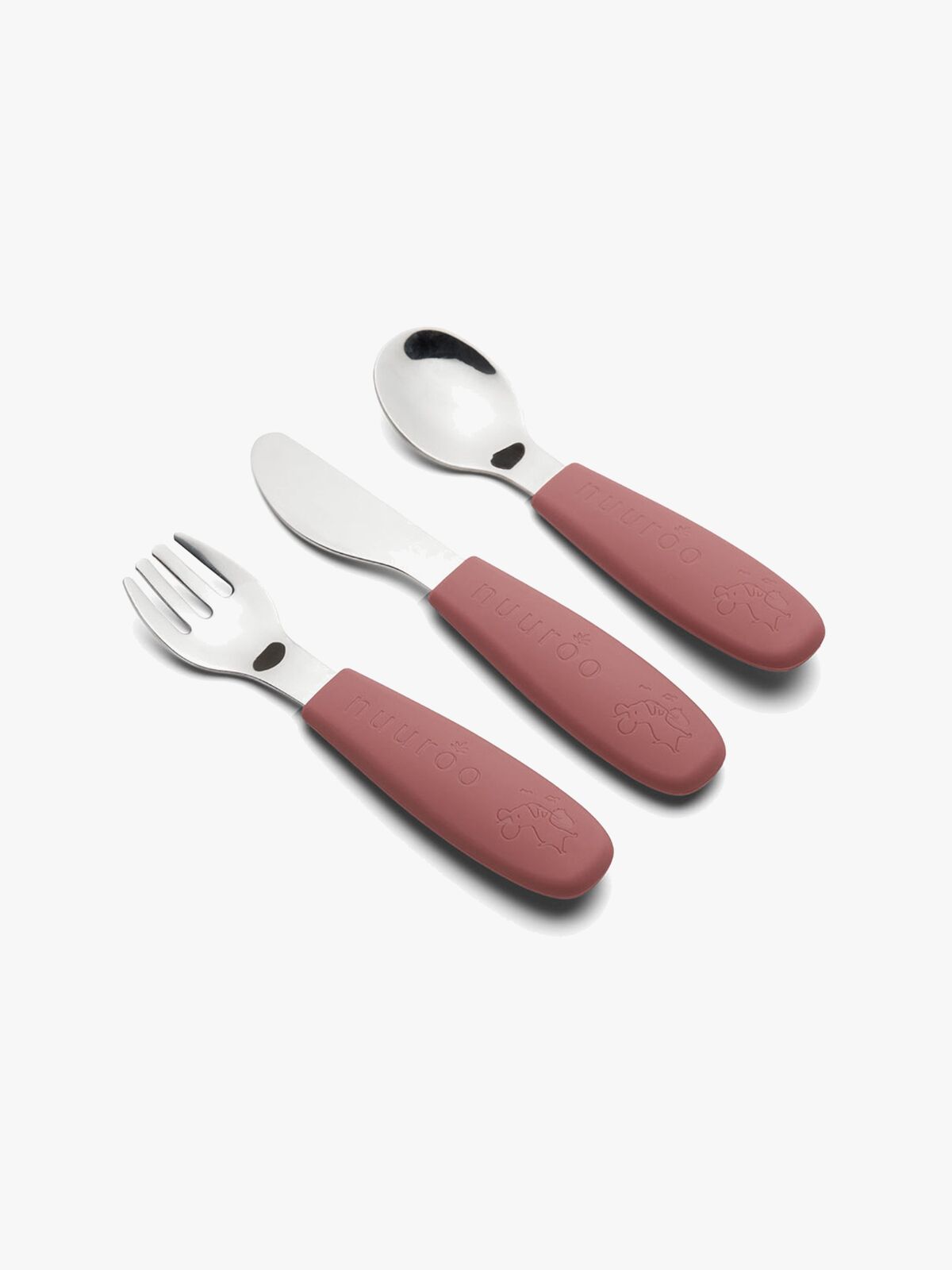 nuuroo Jana Besteck Set 3er-Pack, Mahogany