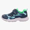 Superfit Rush WP Sneaker, Blau/Hellgrün
