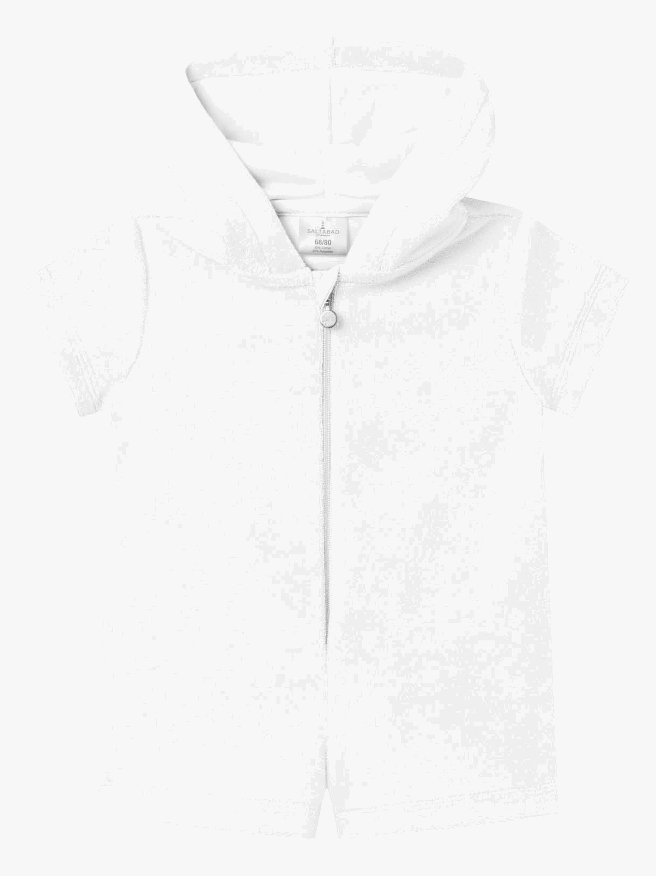 Saltabad Charlie Frottee Jumpsuit, Weiß, 68-80