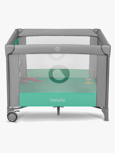 Lionelo MILLE PLUS Laufgitter, Grey Green