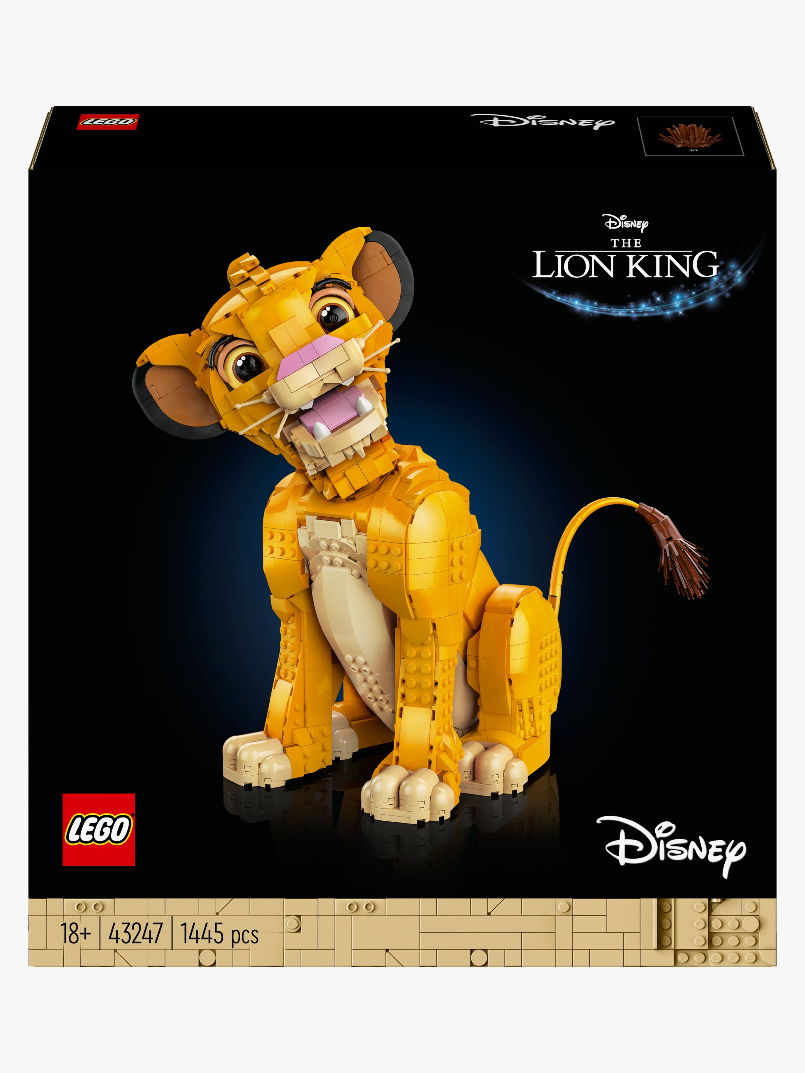 LEGO Disney Classic 43247 Simba, der junge König der Löwen