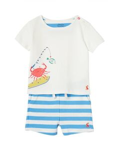 Tom Joule Barnacle Outfit, White Crab