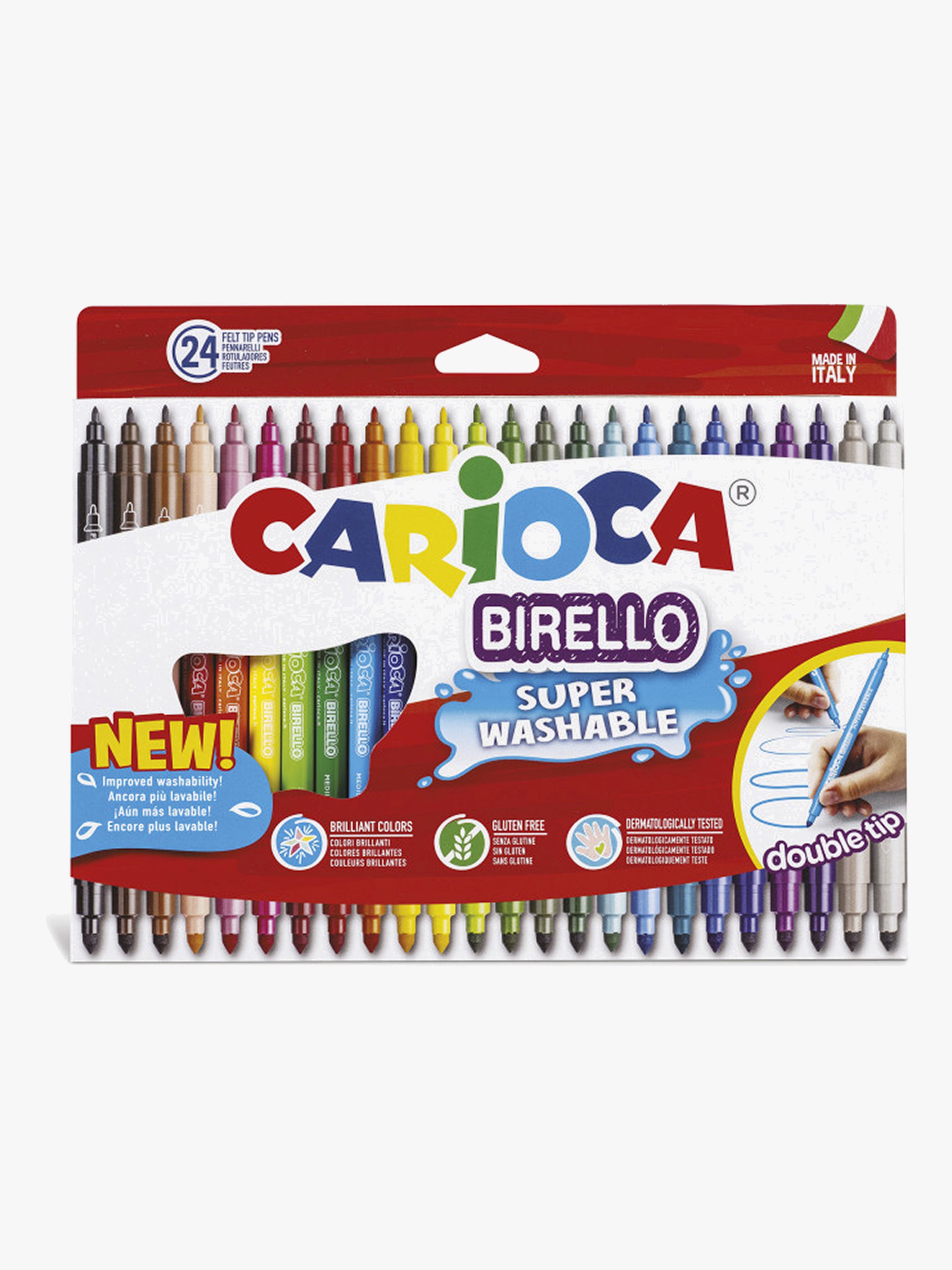 Carioca Birello Doppelspitze Filzstifte 24er-Pack