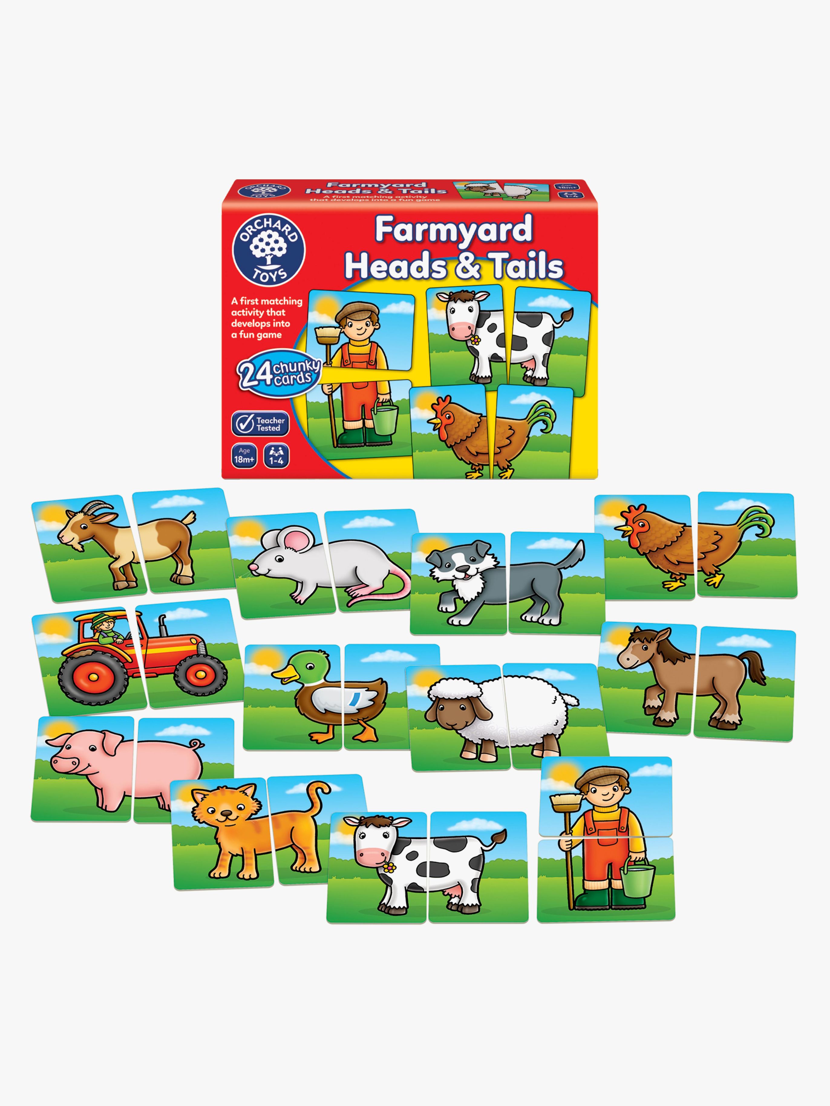 Puzzle Head and Tail on the Farm 24 Teile