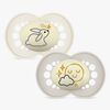 MAM Orginal Night Schnuller Silikon 2er-Pack 6-16m, Neutral