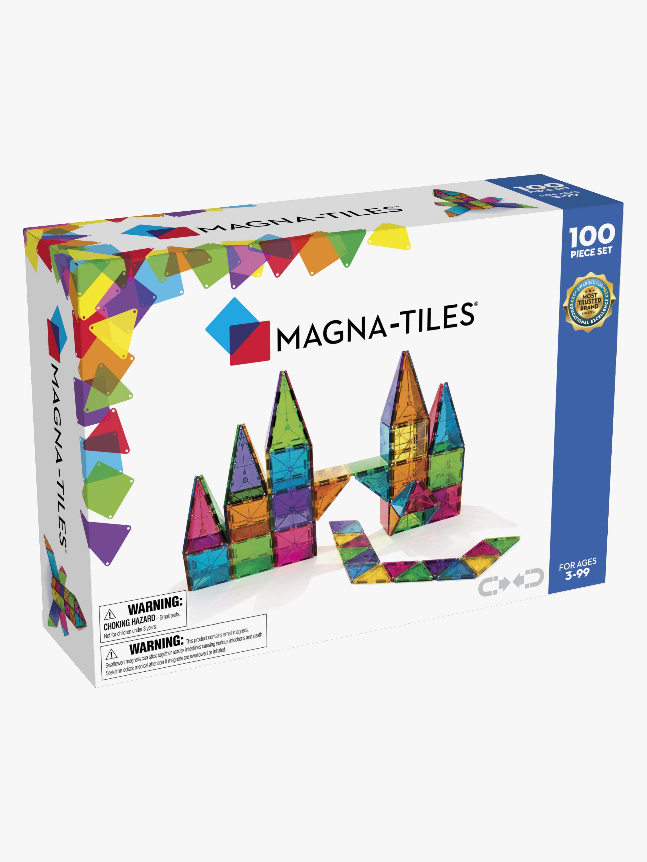 MAGNA-TILES Clear Colours Bausatz 100 Teile