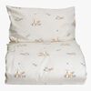 MiniDreams Bettwäsche Babybett 100x130 Bunny, Sand