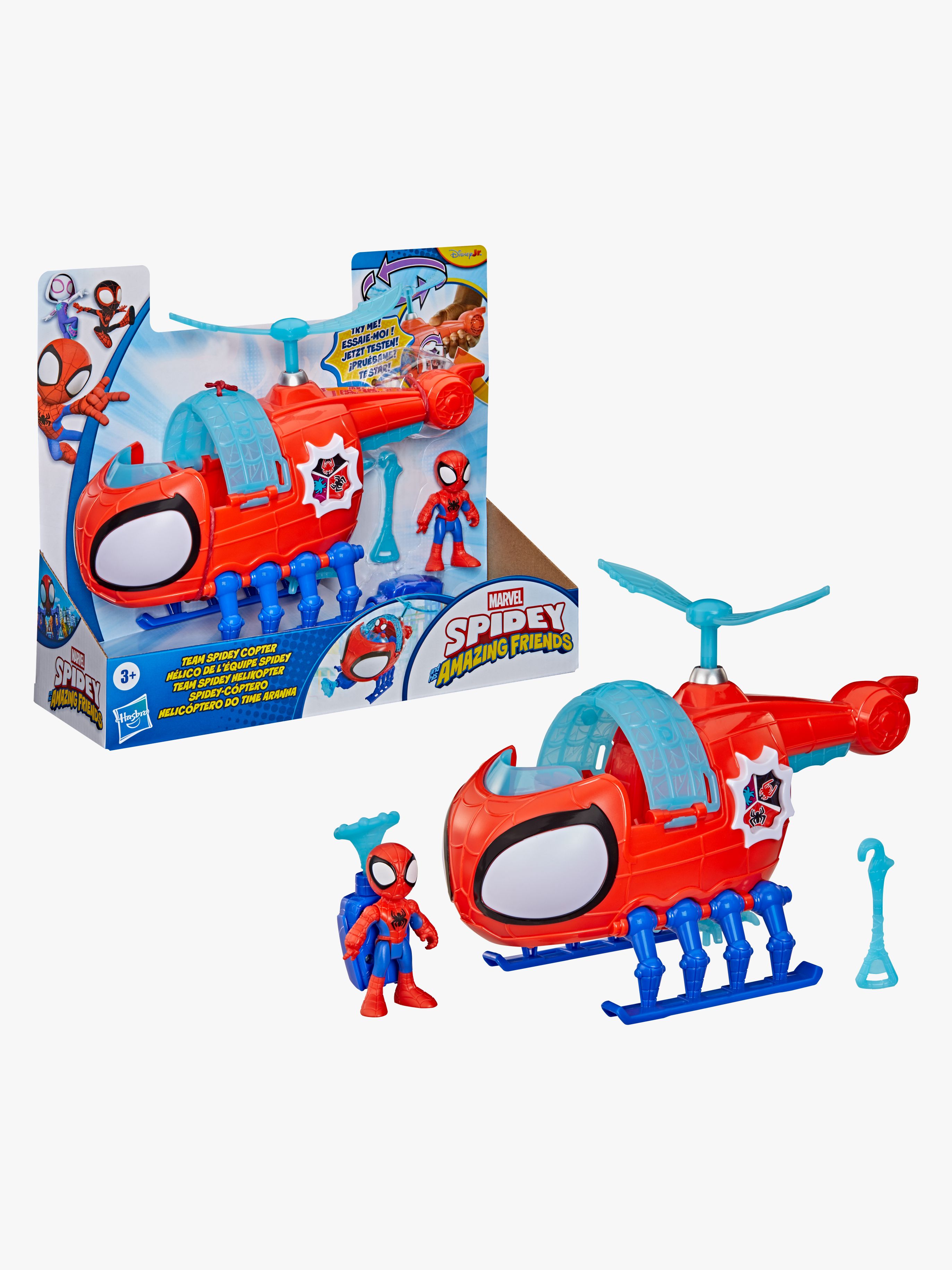 Figur mit Fahrzeug Team Spidey Copter