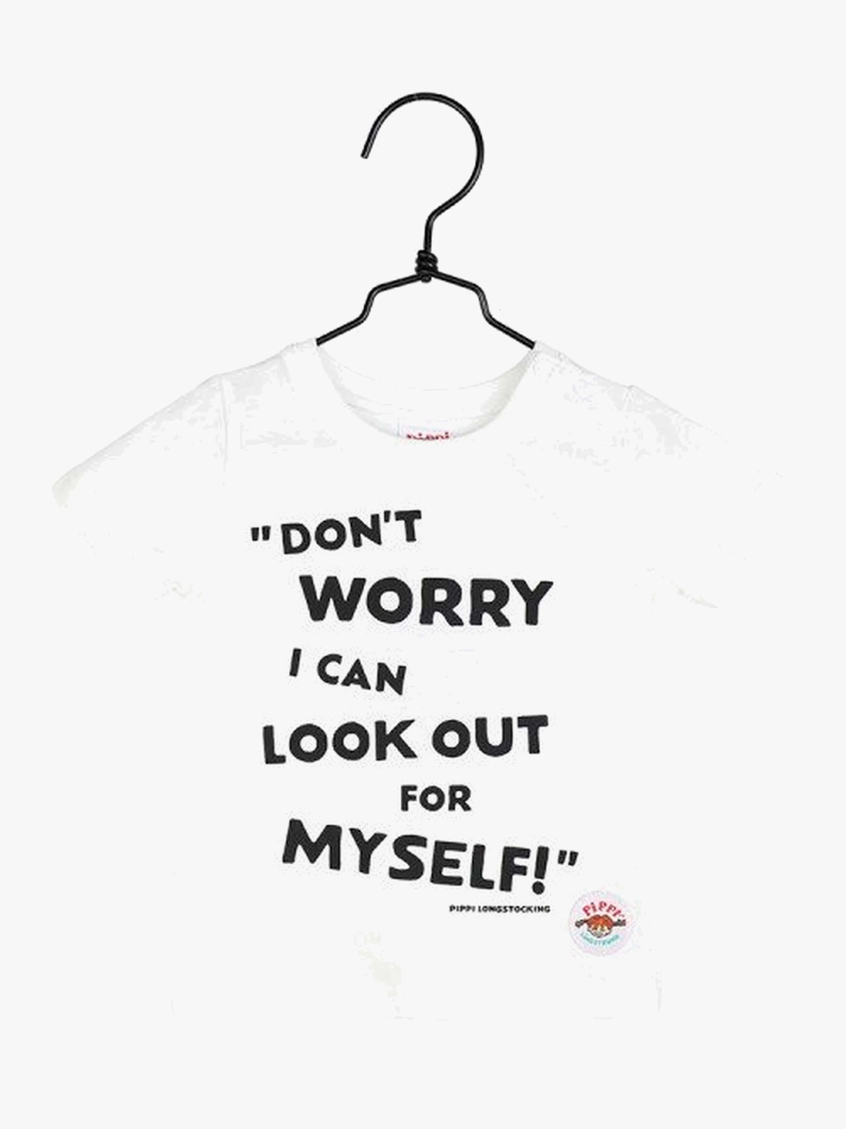 Don't Worry T-Shirt, Weiß, 62-68