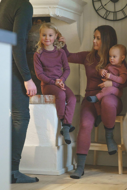 Lindberg Merino Thermounterwäsche JR Merinomix, Dry Rose