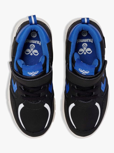 Hummel X-Light 2.0 Mid Tex Jr Sneaker, Black/Blue