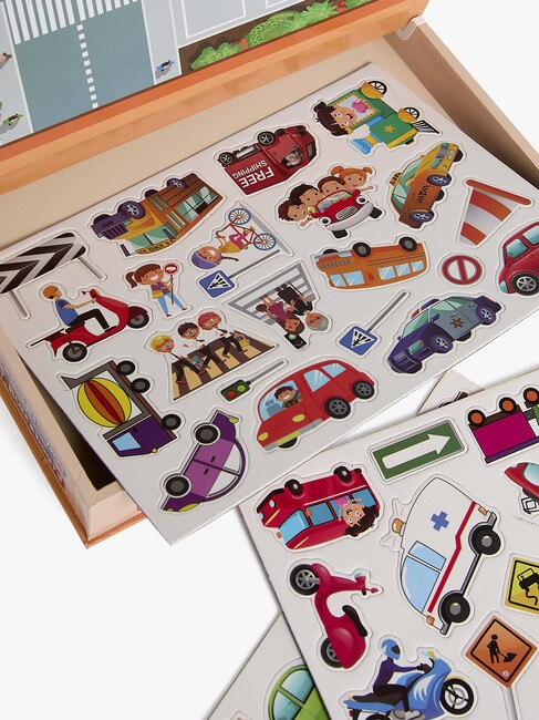 Fippla 2-in-1 Magnettafel & Zeichentafel Autos