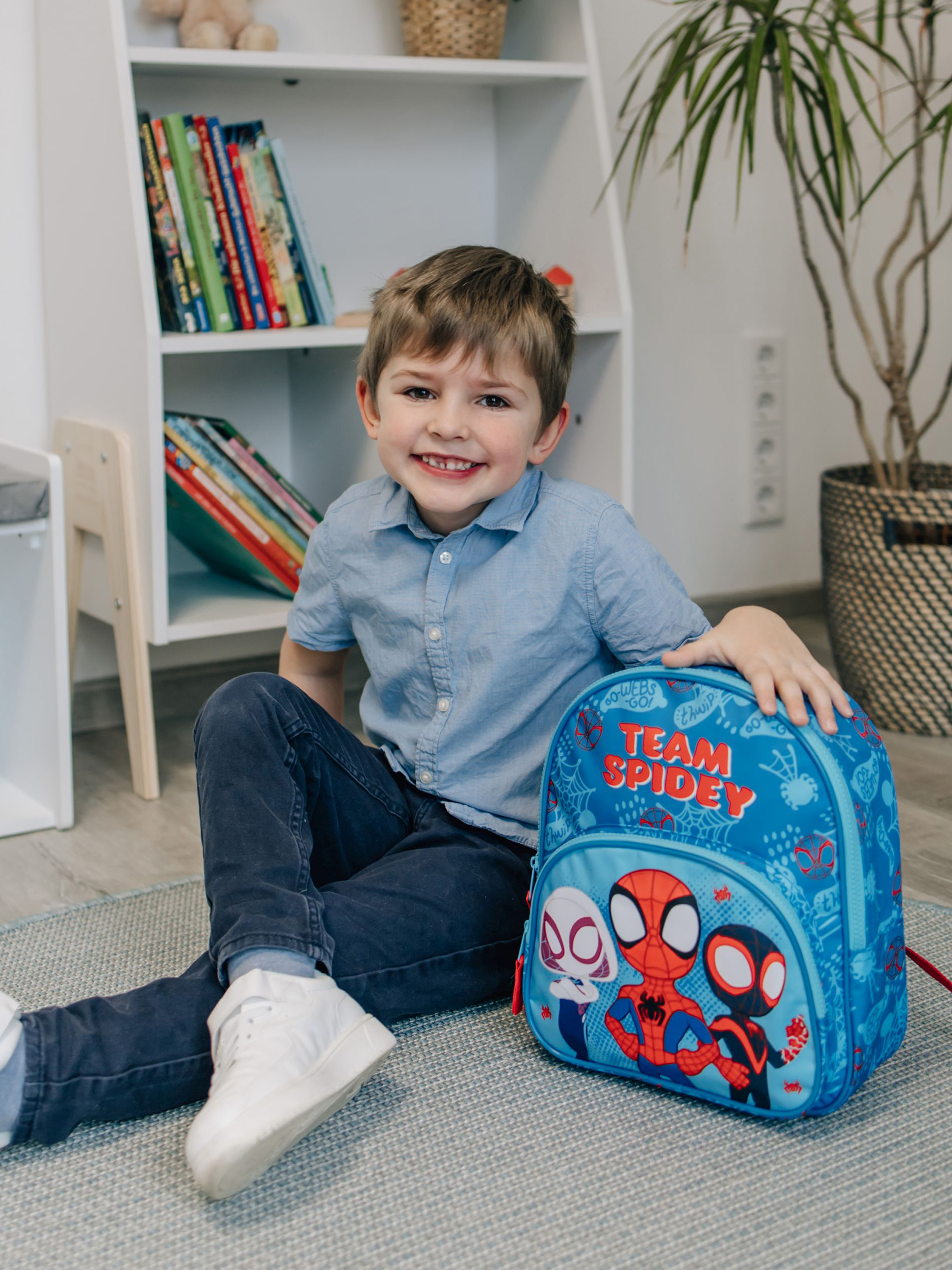 Spidey and His Amazing Friends Kinder Rucksack 8L, Blau