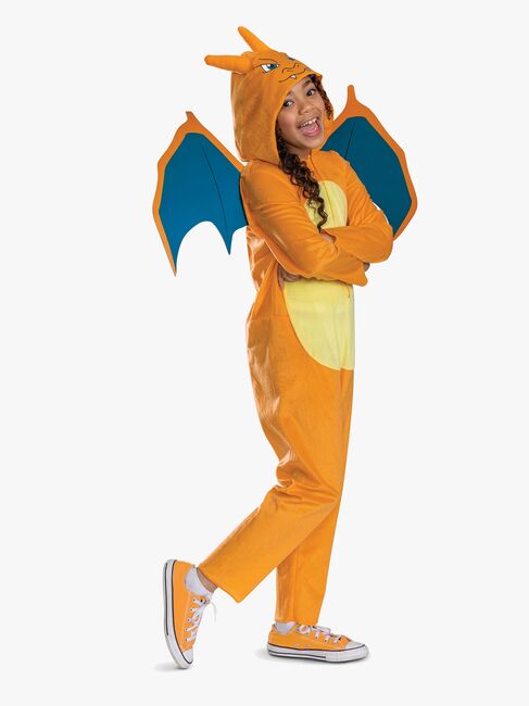 Pokémon Kostüm mit Kapuze Glurak