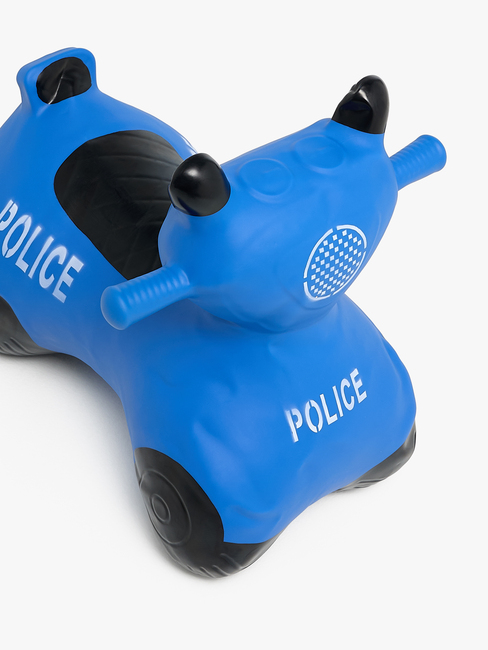 Cloudberry Castle Polizeimotorrad Hüpffahrzeug, Blau